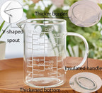Ackers Mirror Etching Scale Glass Measuring Cup--Made of High Borosilicate - Image 2