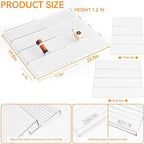 Yieach 8 Pack Adjustable In Drawer Spice Organizer - Image 3