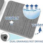 2PCS Water Absorbing Stone Tray, Quick Drying Diatomite Stone Sink Tray - Image 2
