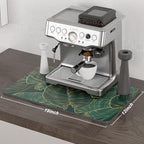 Rnivvi Coffee Mat, Hide Stain Rubber Backed Absorbent Dish Drying Pad - Image 2