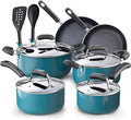 Cook N Home Pots and Pans Nonstick Cookware Set 12-Piece, Kitchen Cooking Set by CookNHome