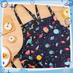 2 Pack Kids Apron, Cute Cooking Aprons, Waterproof Art Apron - Image 5