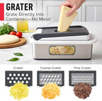 Mueller Pro-Series 10-in-1, 8 Blade Stainless Steel Multi Vegetable Chopper And - Image 5