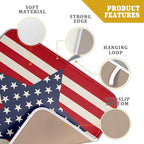 Blue Star Patriotic July of 4th Dish Drying Mat - Image 4