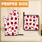 Cute Ladybug Oven Mitts and Pot Holders - Image 2
