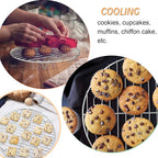 P&P CHEF Round Cooking Rack, Fits Air Fryer/Stockpot/Pressure Cooker/Round Cake - Image 3