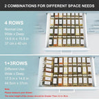 Spice Drawer Organizer with 35 Spice Jars, 216 Labels, 25 Non-slip Rubber - Image 7
