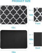 Dish Drying Mat for Kitchen Counter, Hide Stain Anti Absorbent for Kitchen - Image 7