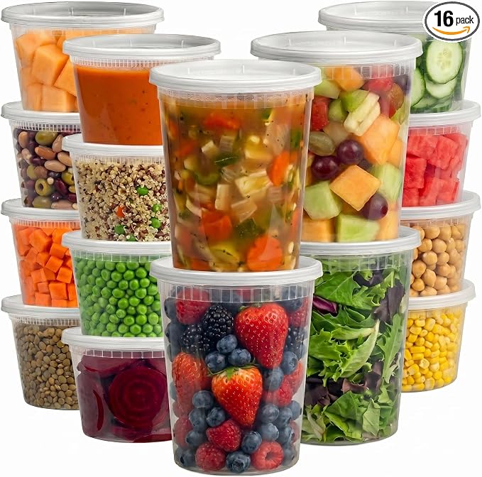 JoyServe 16 Sets Deli Containers by JoyServe