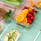 FAWLES 12 Pack Glass Storage Containers - Image 7