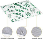 Watercolor Plant Green Leaves Dish Drying Mat - Image 4