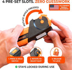 Orange Ninja 7-in-1 Garden Tool & Knife Sharpener – Sharpens Axe, Pruner & - Image 3