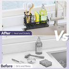 SWTYMIKI Sink Caddy Sponge Holder - Image 6