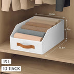 Homsorout Fabric Storage Bins for Organizing - Image 2