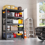 Set of 2 71"H Garage Shelving-3000LBS 5 Tier Storage Shelves, Adjustable Heavy - Image 8