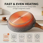 YASHE 12 Inch Nonstick Saute Pan - Image 4