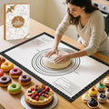 Silicone Macaron Baking Mat, Non Stick Pastry Mat by MimekitchenKitchenHelper