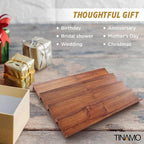 Tinamo Acacia Wooden Spice Rack Organizer - Image 6