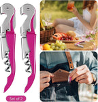 HYZ 2-Pack Wine Opener Waiter Corkscrew, Professional Wine Key - Image 7