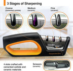 RESPECTED BRO 4-in-1 Knife and Scissors Sharpener, Premium Kitchen Knife - Image 4