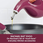 Rachael Ray Solid Glaze Ceramics EVOO Olive Oil Bottle Dispenser - Image 4