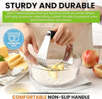 Spring Chef Large Dough Blender & Biscuit Cutter Set, Heavy Duty Stainless - Image 7