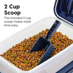 IRIS USA WeatherPro Airtight Pet Food Storage Container, Dog Cat Bird and Other - Image 5