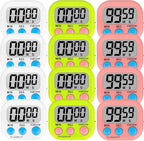 ZILLEEN 12 Pack Kitchen Timers for Cooking Digital Classroom Timers for Kids by ZILLEEN