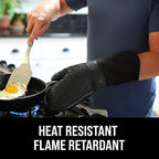 BPA-Free Silicone Oven Mitts Ultra Heat Resistant up to 500°F - Image 8
