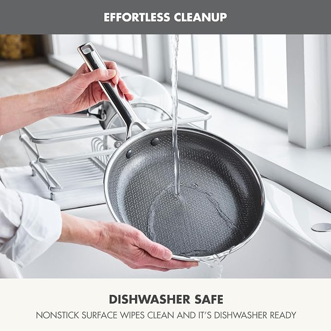 GreenPan Hybrid 10” Nonstick Stainless Steel Frying Pan, APEX Tri-Ply - Image 8
