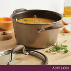 Anolon Advanced Home Hard-Anodized Nonstick Tapered Sauce Pan/Saucepot - Image 9