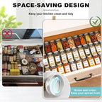 AISIPRIN 24 Pcs Glass Spice Jars - Image 6