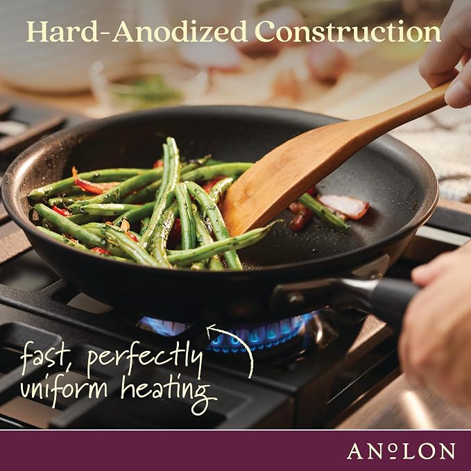 Anolon Advanced Home Hard Anodized Nonstick Frying Pan, 14.5 Inch – Large - Image 7