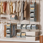 Homsorout Hanging Closet Organizer 4 Tier - Image 4