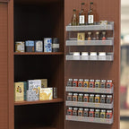Auledio 2 Pack Spice Rack Organizer, 3 Tier Counter-top Stand or Wall Mounted - Image 3