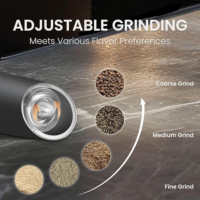 Battery Operated Salt And Pepper Grinder Set - Image 3