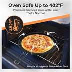 Splatter Screen for Frying Pan | USA Brand | 13-Inch Black, Fit Pans Silicone - Image 5