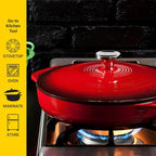 Lodge Essential Enamel Braiser - Image 3