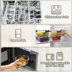 M MCIRCO 24-Piece Glass Food Storage Containers - Image 4