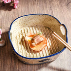 Japanese Style Ceramic Casserole Dish, 6.7-Inch Square Baking Dish - Image 5