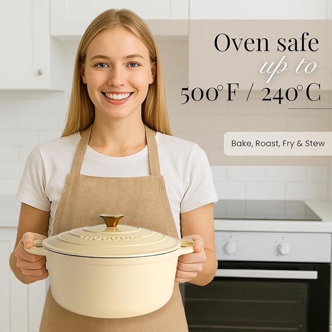 Nuovva Enamelled Cast Iron Dutch Oven Pot - Image 5