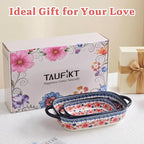 Ceramic Casserole Dishes for Oven, Hand-painted Polish Pottery Baking Dish Set - Image 8