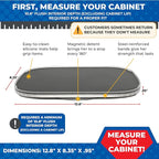 Mighty Susan Organizer for Cabinet Steel-Reinforced 1-Tier Rotating Kitchen - Image 3