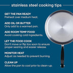 Farberware Classic Stainless Steel Frying Pan Set / Fry Pan Set / Stainless - Image 4