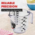 Chef Craft Select Plastic Measuring Cup, 4 Cup - Image 2