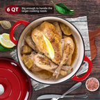 E-far Enameled Cast Iron Dutch Oven - Image 6
