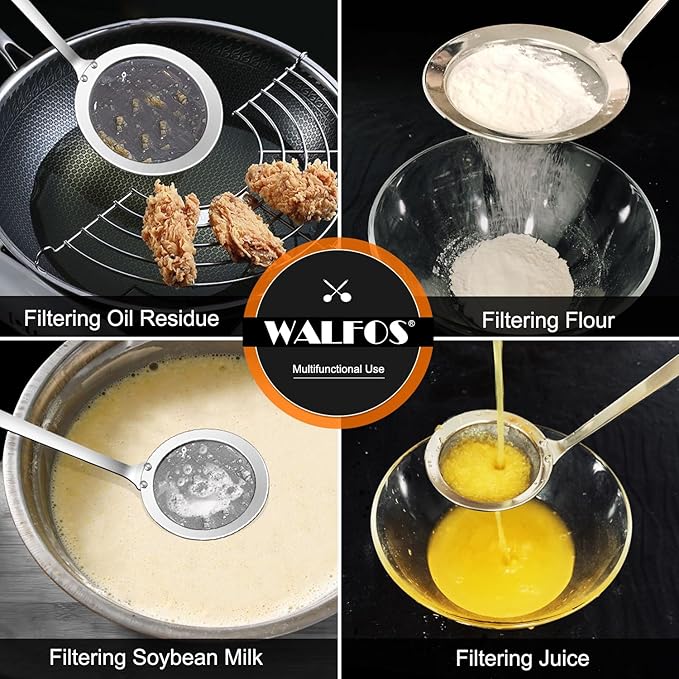 Walfos Fat Skimmer Spoon, 304 Stainless Steel Fat skimmer - Image 5
