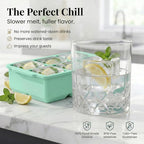 KitchFort Large Silicone Ice Cube Tray, Easy Release 2" Big Ice Cubes - Image 5