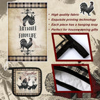 Leinuosen 6 Barn Farm Farmhouse Kitchen Decor Dish Towels Oven Mitts and Pot - Image 5