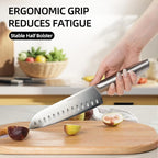 KnifeSaga Kitchen Knife Set 14 Piece Premium Japanese High Carbon Stainless - Image 4